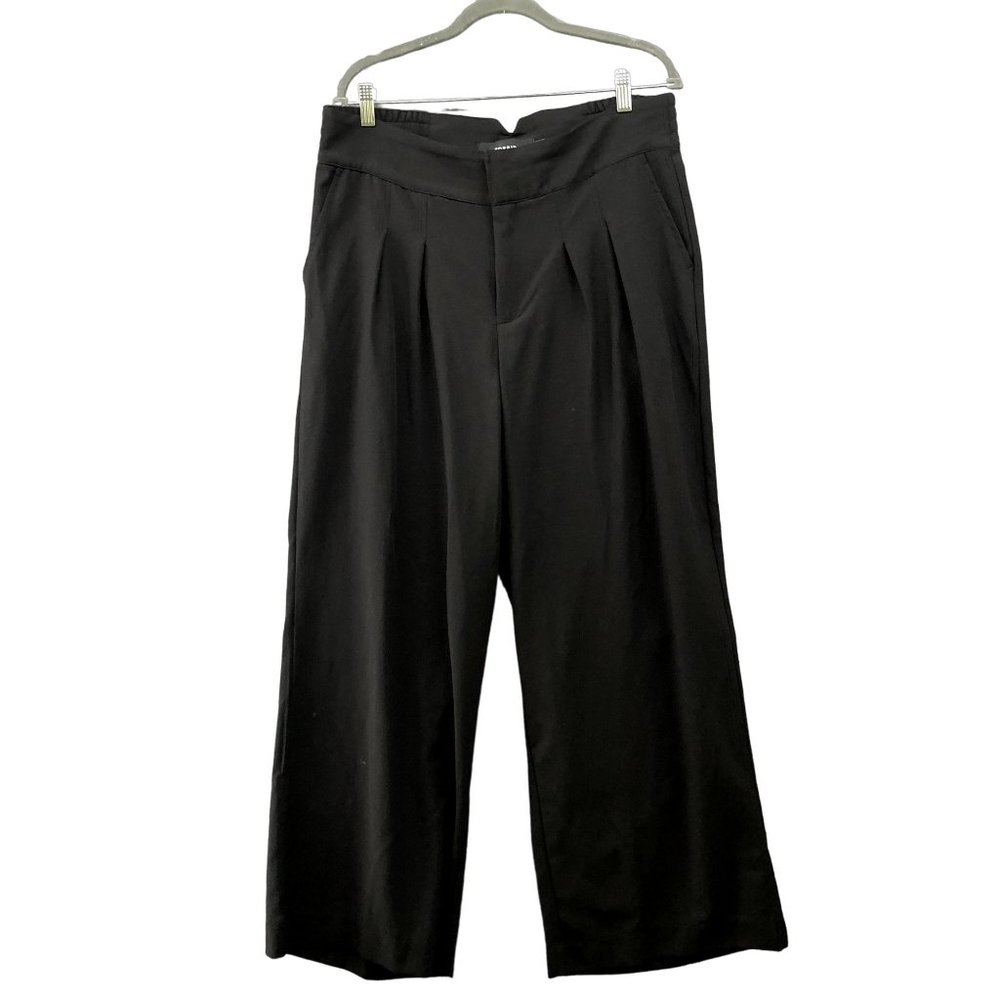 Torrid Wide Leg Dress Pants Womens Size 12 Pleated Front High Rise Black